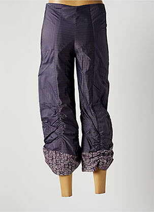 Pantacourt taille normale taille normale violet MADAME ZAZA OF MARSEILLE femme