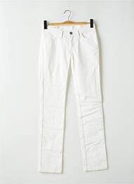 Jeans coupe slim slim taille basse blanc NVY femme