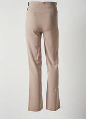 Pantalon droit beige AMZ pour femme seconde vue