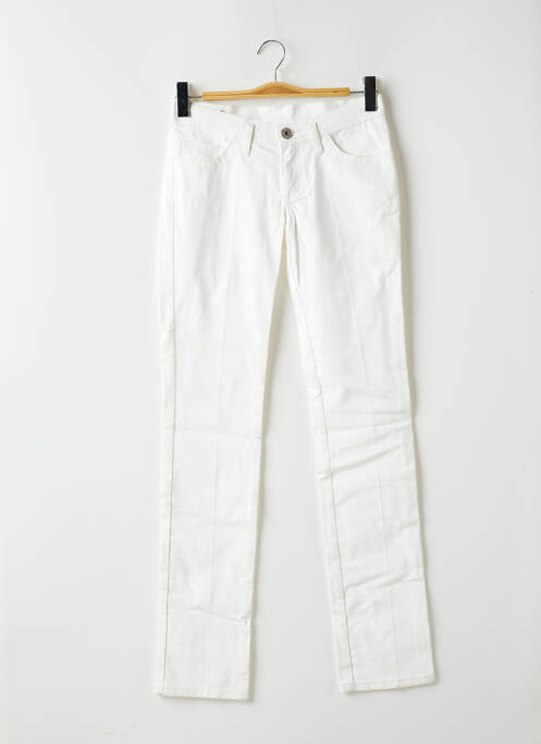 Jeans coupe slim blanc NVY pour femme