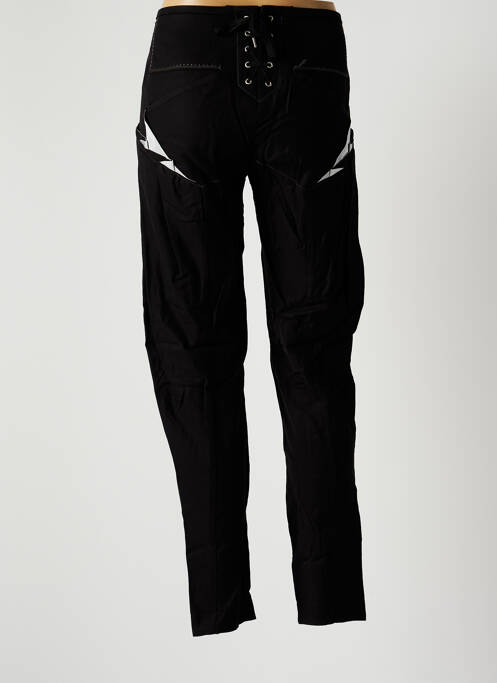 Pantalon droit noir MARITHE & FRANCOIS GIRBAUD pour femme