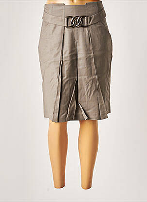 Jupe mi-longue stretch beige PATRICK MENDES femme