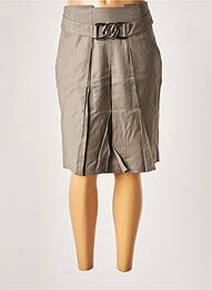 Jupe mi-longue taille normale beige PATRICK MENDES femme