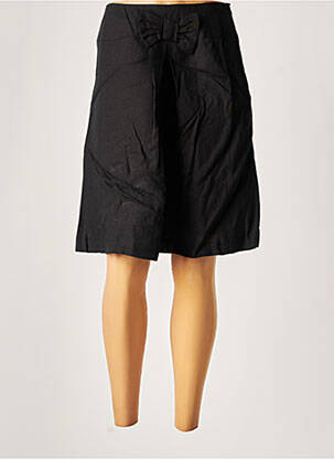 Jupe courte coupe évasée noir PATRICK MENDES femme