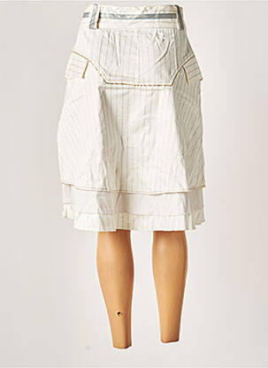 Jupe mi-longue coupe évasée blanc CHEYENNE femme