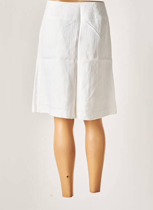 Jupe mi-longue blanc PATRICK MENDES pour femme