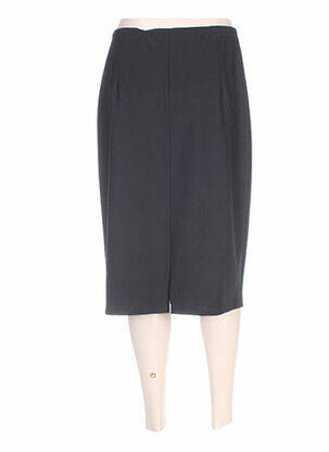 Jupe mi-longue coupe droite noir CHRISTIAN MARRY femme