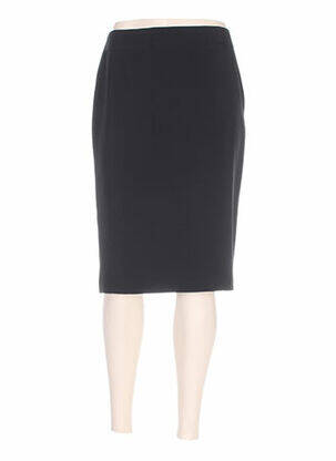 Jupe mi-longue coupe droite noir MAYERLINE femme