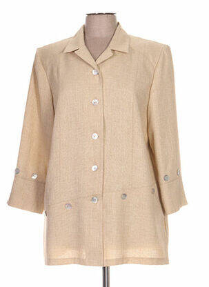 Blazer fermeture boutonnée sur le devant beige FRANCOISE F femme