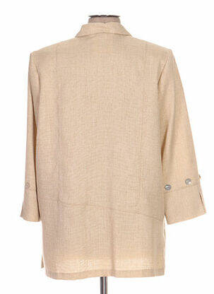 Blazer fermeture boutonnée sur le devant beige FRANCOISE F femme