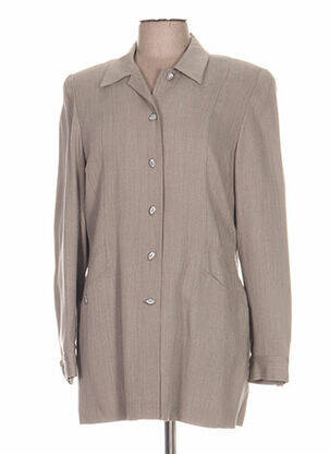 Veste chic fermeture boutonnée sur le devant vert PAUL MAUSNER femme
