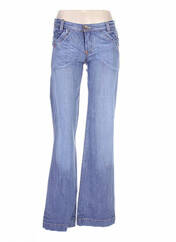 Jeans coupe large bleu USED JEANS pour femme seconde vue