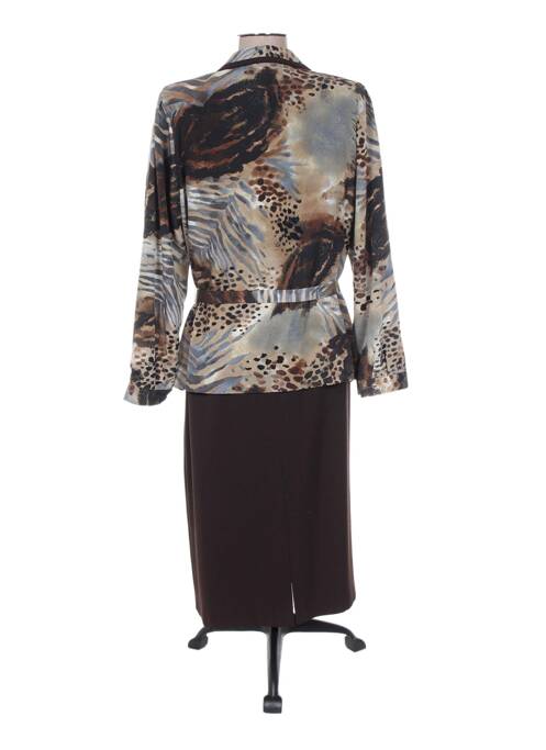 Ensemble robe marron REGINE femme