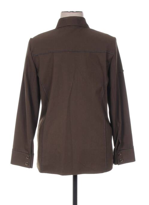 Veste casual epaulette vert FRANK WALDER femme
