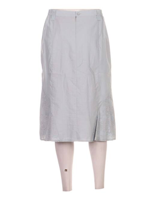 Jupe mi-longue gris FRANCOISE DE FRANCE pour femme