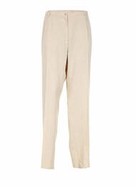 Pantalon poches taille haute beige PAUPORTÉ femme