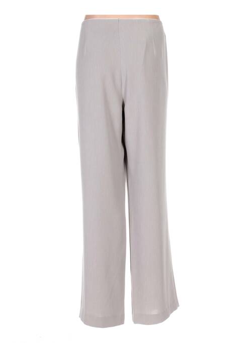 Pantalon taille haute taille haute gris REGINE femme