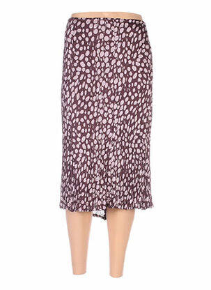Jupe mi-longue coupe évasée violet MAYERLINE femme