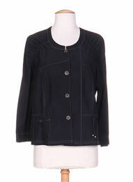 Veste casual col rond noir PAUPORTÉ femme