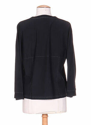 Veste casual col rond noir PAUPORTÉ femme