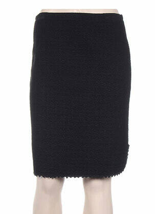 Jupe mi-longue coupe droite noir WEINBERG femme