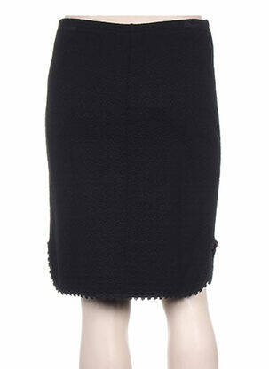 Jupe mi-longue coupe droite noir WEINBERG femme