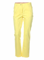 Pantalon jaune WEINBERG pour femme seconde vue