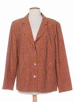 Blazer coupe cintrée orange WEINBERG femme