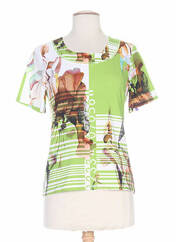 T-shirt vert WBG pour femme seconde vue