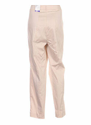 Pantalon coupe droite taille normale beige FRANK WALDER femme