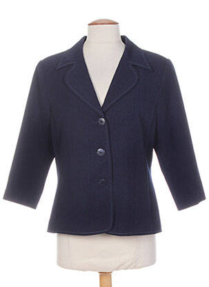 Blazer coupe cintrée bleu WEINBERG femme