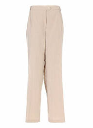 Pantalon coupe droite taille basse beige FRANK WALDER femme