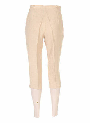 Pantacourt coupe droite taille basse beige REGINE femme