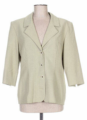 Blazer coupe cintrée vert FRANCOISE DE FRANCE femme