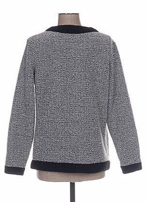 Veste casual col rond noir WEINBERG femme