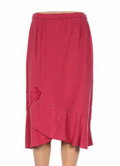 Jupe mi-longue rouge GUY DUBOUIS pour femme seconde vue