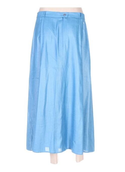 Jupe longue bleu DELMOD pour femme