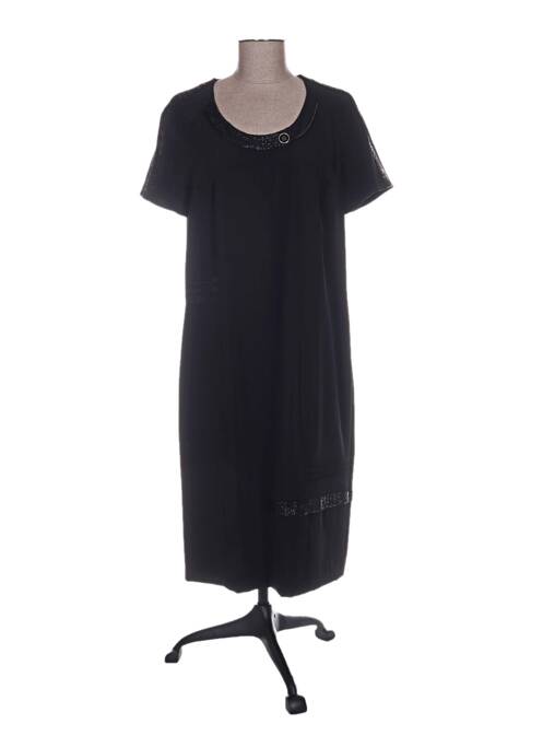 Robe mi-longue noir PAUPORTÉ pour femme