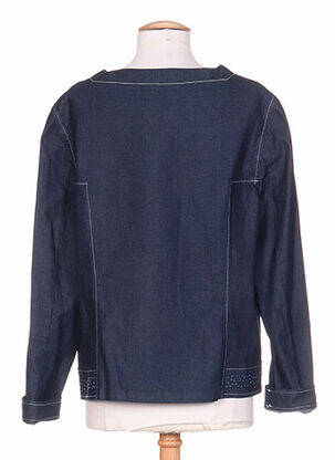 Veste en jean manches longues bleu WEINBERG femme