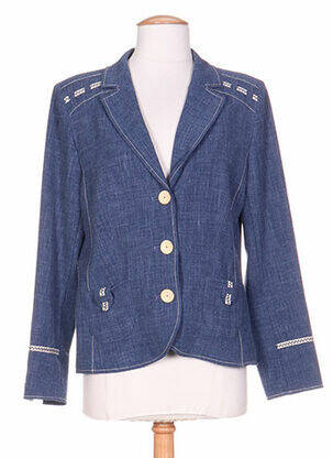 Blazer poches bleu WEINBERG femme