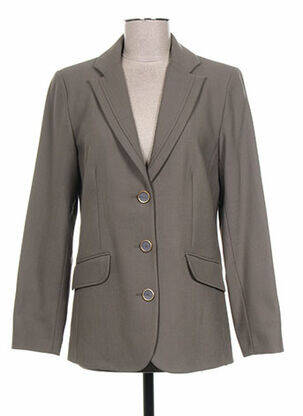 Veste casual epaulette marron WEINBERG femme