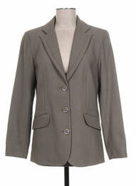 Veste casual epaulette marron WEINBERG femme