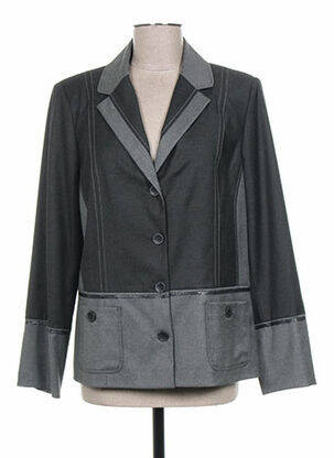 Veste casual epaulette gris PAUPORTÉ femme