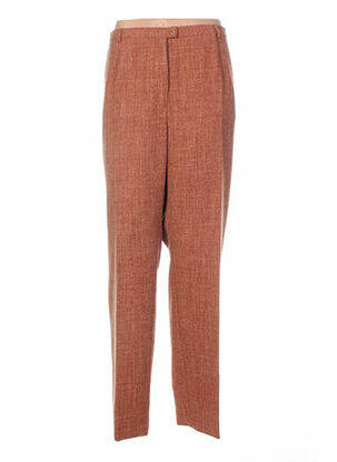 Pantalon coupe droite orange WEINBERG femme
