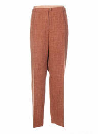 Pantalon coupe droite orange WEINBERG femme