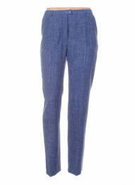 Pantalon coupe droite bleu WEINBERG femme