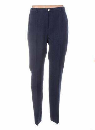 Pantalon coupe droite bleu WEINBERG femme