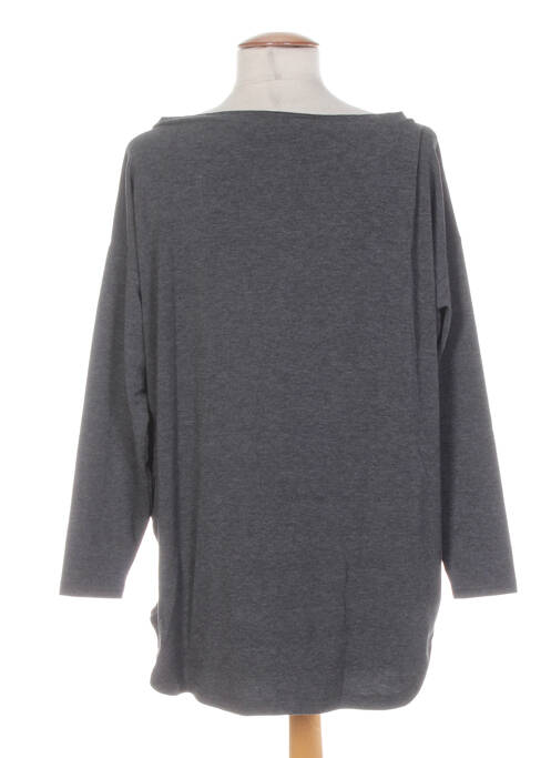 T-shirt gris COLEEN BOW pour femme