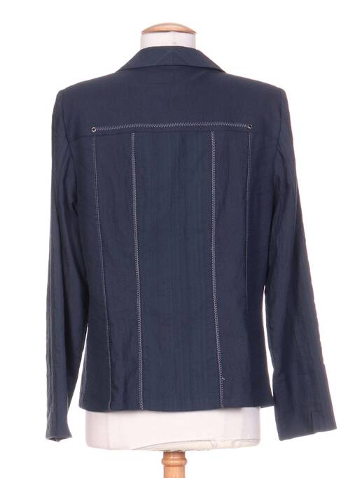 Veste casual epaulette bleu PAUPORTÉ femme