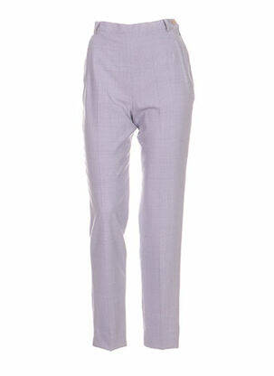Pantalon coupe droite taille basse violet ANTONELLE femme